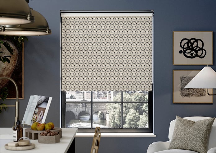 Emily Bond Hawthorn, Indigo - Roller Blind - Image 3